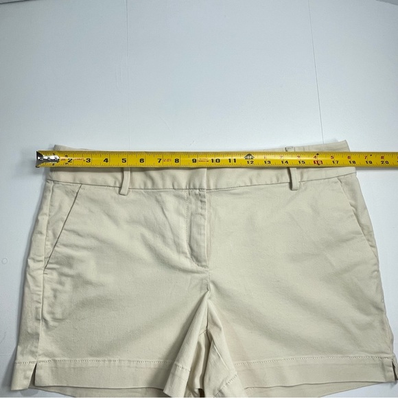 NWT LOFT Women's Riviera Shorts 4" Inseam Off-White Ivory Stretch Size 10 - Picture 7 of 9